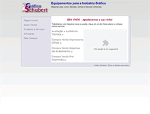 Tablet Screenshot of graficoschubert.com.br